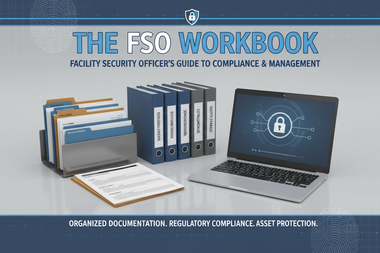 FSO Workbook is for facility security officers. FIles, folders, policies, templates and training videos