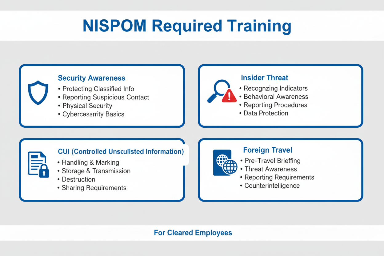 NISPOM Required Cleared Employee Training PowerPoint Presentations